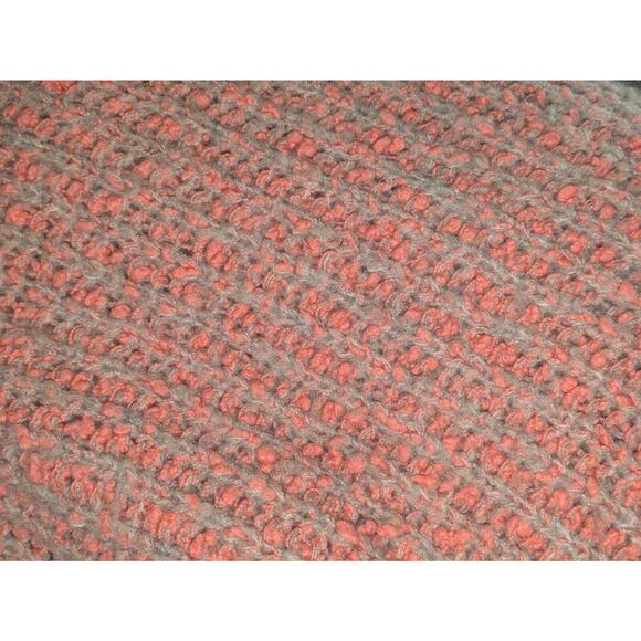 Moth Anthropologie Womens Sweater Small Orange Pink Cotton‎ Wool Zipper - Picture 4 of 10
